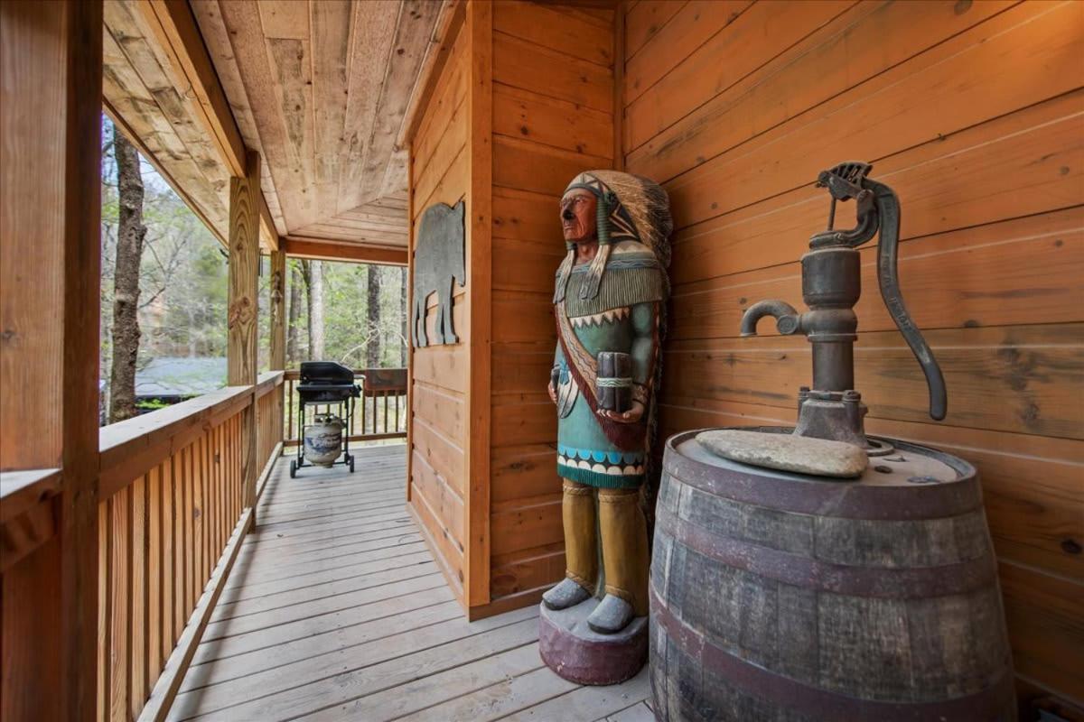 Cozy Cabin Beside Briar Creek, Fire Pit, Wifi Villa Ellijay Esterno foto
